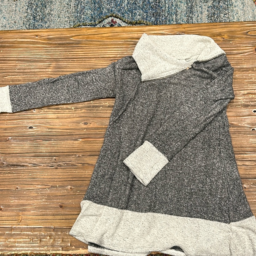 fall gray sweater